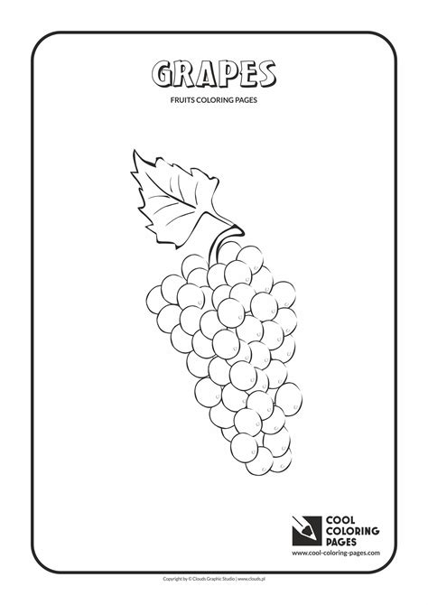 cool coloring pages grapes coloring page cool coloring pages