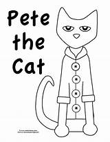 Pete Cat Coloring Pages Buttons Groovy Printable Four His Book School Preschool Kids Activities Shoes Sheets Open Preschoolers Cats Color sketch template