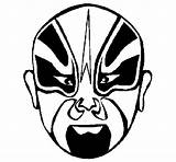 Luchador Masque Masques Masti Masken Maskers Lutador Lottatore Maschera Colorat Mascara Lutteur Colorier Mascaras Lucha Mensen Ludinet Chinois Planse Antifaces sketch template
