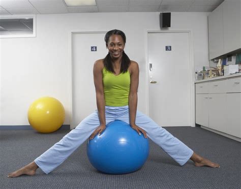 exercise ball chair exercises livestrong