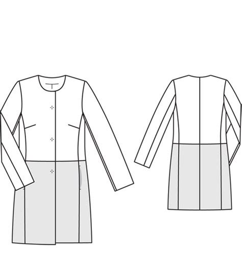 tone coat   sewing patterns burdastylecom