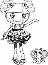 Coloring Dolls Lalaloopsy Pages Embroidery Blossom Flowerpot Doll Color Pals Pet sketch template