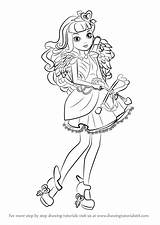 Ever After High Cupid Draw Drawing Step Learn sketch template