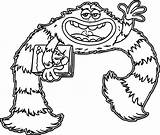 Monstros Monsters Sulley Wecoloringpage Getcolorings sketch template