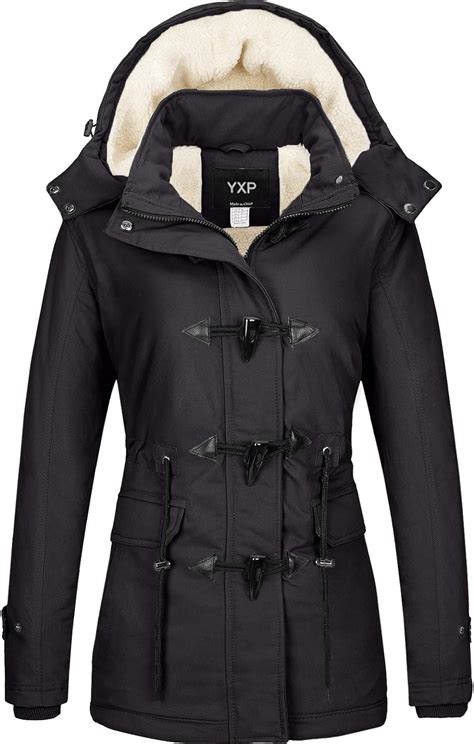 amazoncom yxp womens winter thicken military parka jacket warm