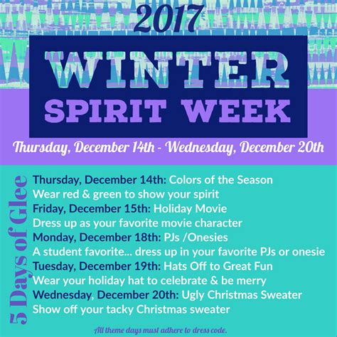 christmas spirit week christmas spirit week jackson county middle