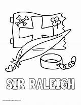 Coloring Pages History Walter Sir Raleigh Volume Mystery Choose Board sketch template