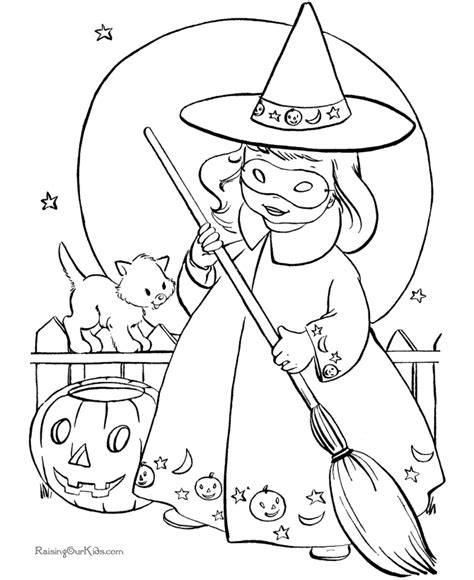 kid coloring pages  halloween