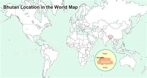 bhutan travel map