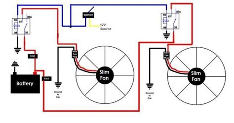wiring  electric fans