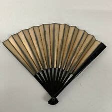 gold hand fan ebay