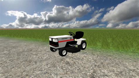 craftsman lawn tractor  farming simulator    mods fs   mods