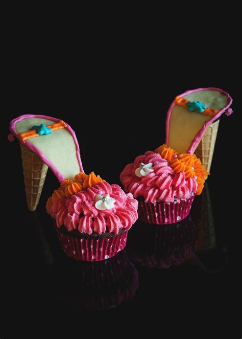 karl lagerfeld shoe cupcakes a table for two stiletto cupcakes high
