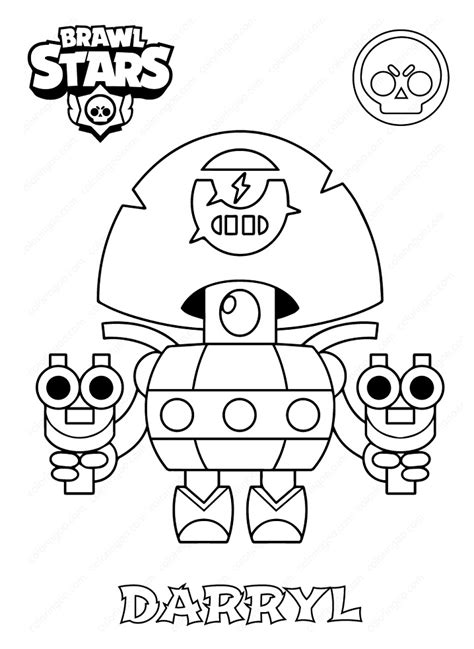 58 Top Images Brawl Stars Coloring Pages Shelly