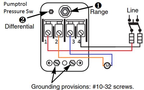pump pressure switch wiring diagram wiring diagram  schematic