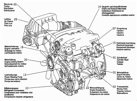 engine diagrams mercedes