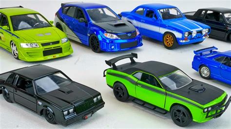 fast  furious cars diecast collector cars toy collection lancer evo  gtr mustang youtube