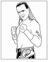 Wwe Coloring Pages Printable Miz Print Template Books Coloringhome sketch template