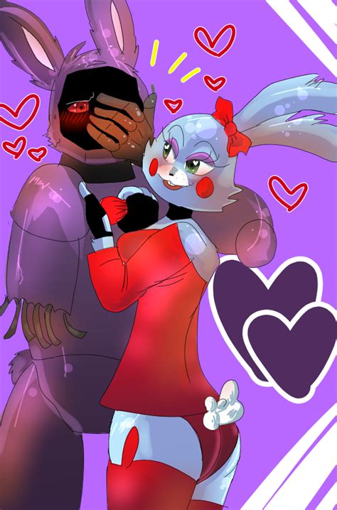 Withered Bonnie X Toy Bonnie Fem 4 By Futurecrossed