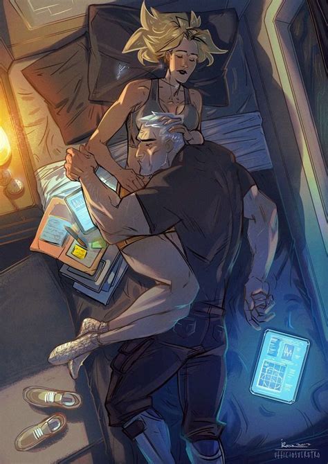image result for mercy x soldier 76 yell yeah mercy x soldier 76 soldier 76 overwatch fan art