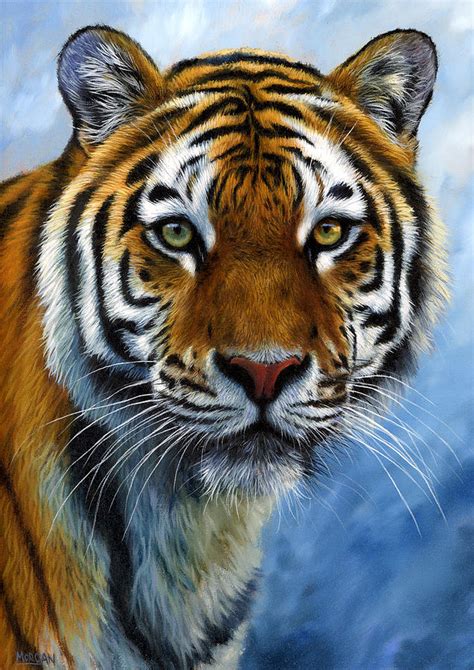 tiger print painting  jason morgan