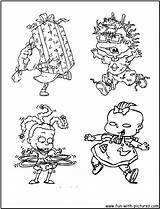 Coloring Pages Rugrats Fun Printable sketch template