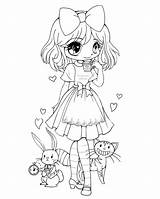 Coloring Chibi Pages Anime Popular sketch template