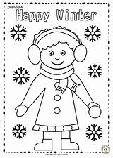 Winter Coloring Pages sketch template