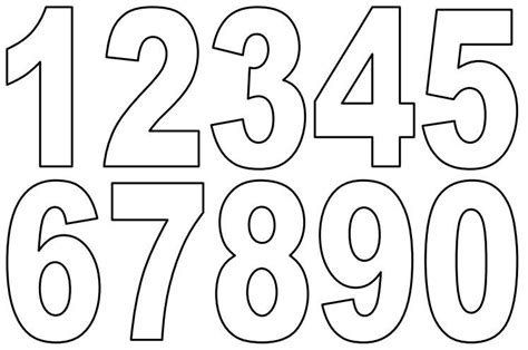 small printable  numbers  printable numbers printable numbers