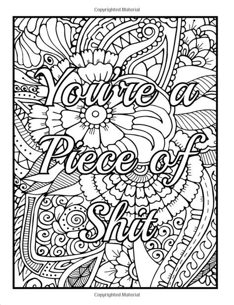 insulting inappropriate coloring pages  adults