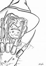 Freddy Krueger Coloring Pages Drawing Kruger Glove Printable Cartoon Joker Freddie Horror Kleurplaten Angela 2295 1600 Getdrawings sketch template