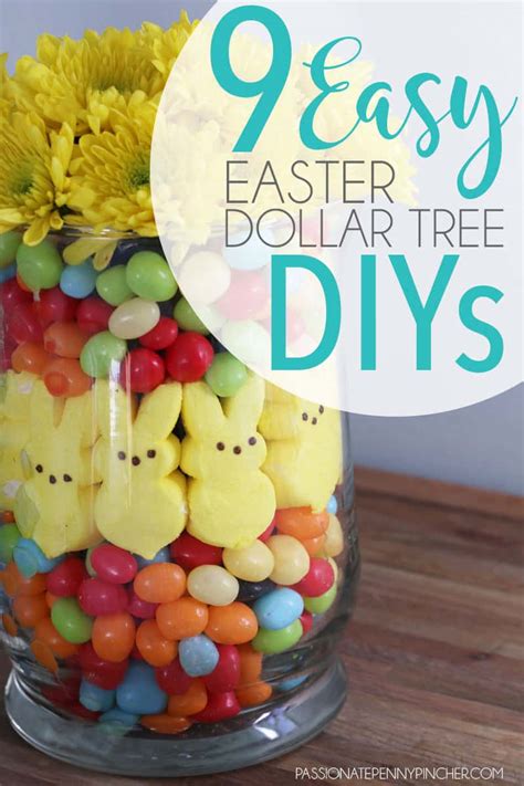 easter dollar tree diy ideas passionate penny pincher