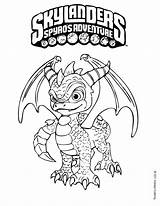 Skylanders Head Hot Coloring Pages Getcolorings sketch template