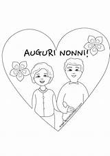 Nonni Colorare Auguri Biglietti Disegni Nonna Nonno Bambini Lavoretti Cuore Lavoretticreativi Anni Creativi Incantevole Buon Piccoli sketch template