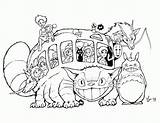 Coloring Totoro Pages Printable Comments sketch template
