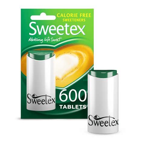 sweetex calorie  sweeteners  tablets bb foodservice