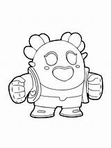 Brawl Stars Spike Pages Coloring Printable sketch template