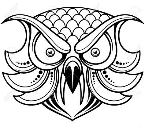 basic owl drawing  getdrawings