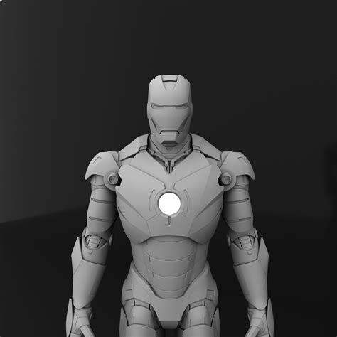 Iron Man Mk 3 3d Model Sci Game Ready Cgtrader