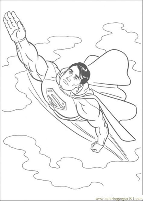 superman drawings coloring home
