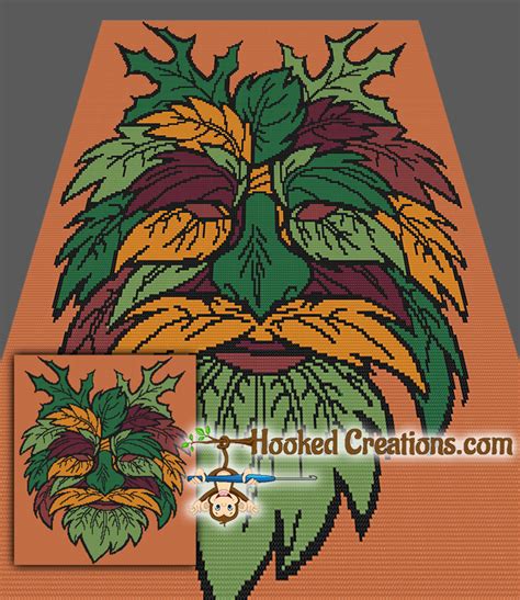 green man sc throw blanket crochet pattern   crochet