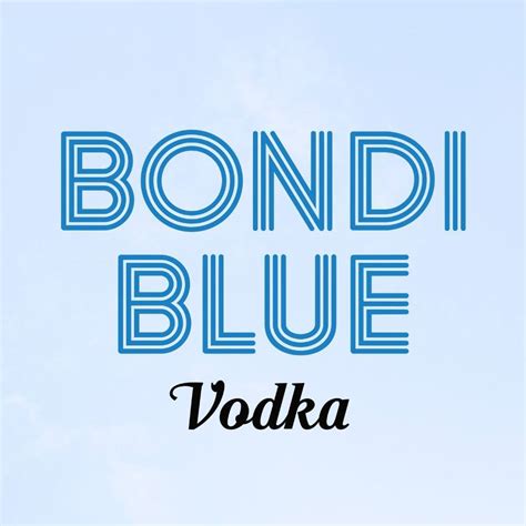 Bondi Blue Vodka