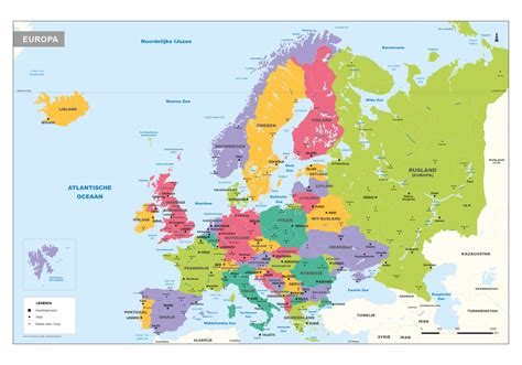 europa atlas kaart kaart