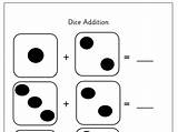 Dice Addition Resources sketch template