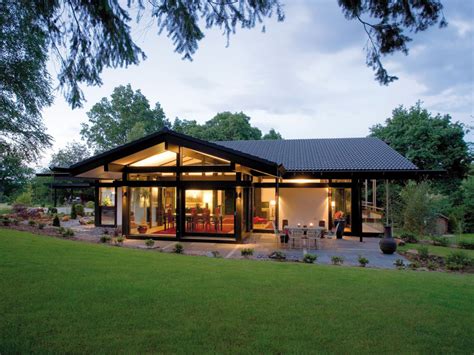 modern bungalow house design sleek  stylish living