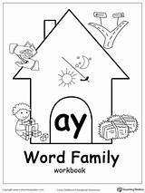 Word Family Et Kindergarten Ay Workbook Words Worksheets Worksheet Preschool Activities Reading Myteachingstation Phonics Families Printable Ending Coloring Flash Cards sketch template