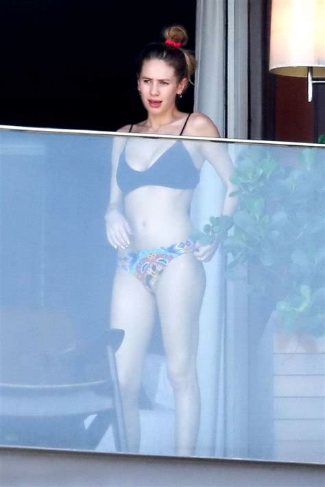 dylan penn in bikini at her hotel and a beach in rio de