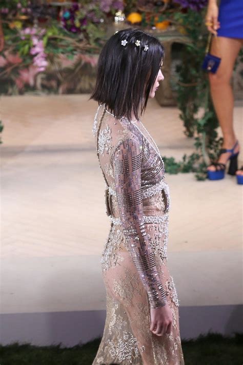 Kendall Jenner Flashes Her Booty In A Sheer Dress At The