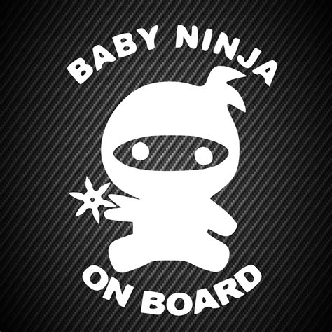 baby  board baby ninja  board  stickersmag