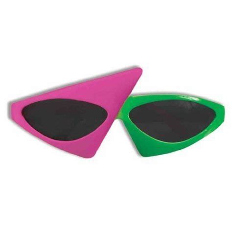 totally 80 s asymmetrical glasses 1 ct neon sunglasses sunglasses